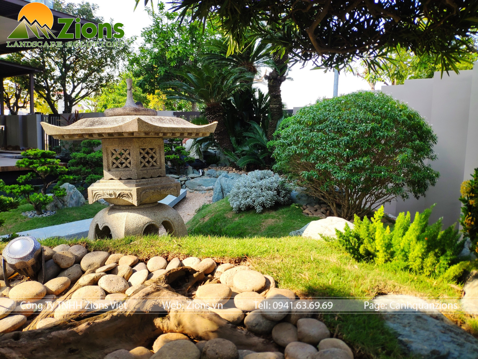 Thiết kế sân vườn chuẩn Nhật